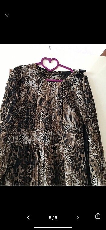 Leopar elbise