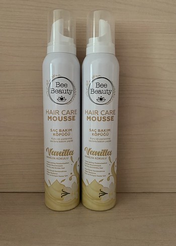 Bee Beauty Vanilya Kokulu Saç Bakım Köpüğü