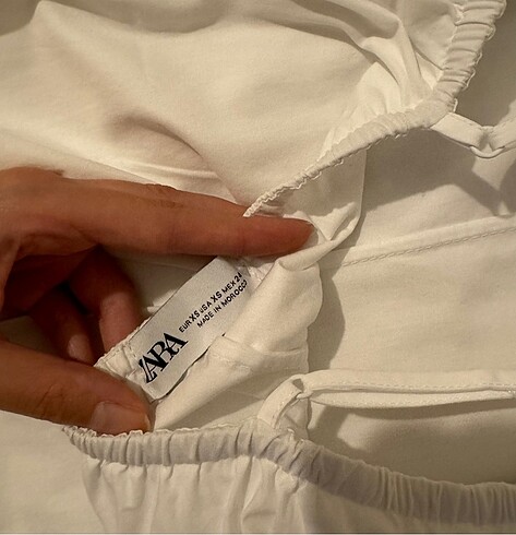 xs Beden beyaz Renk zara elbise