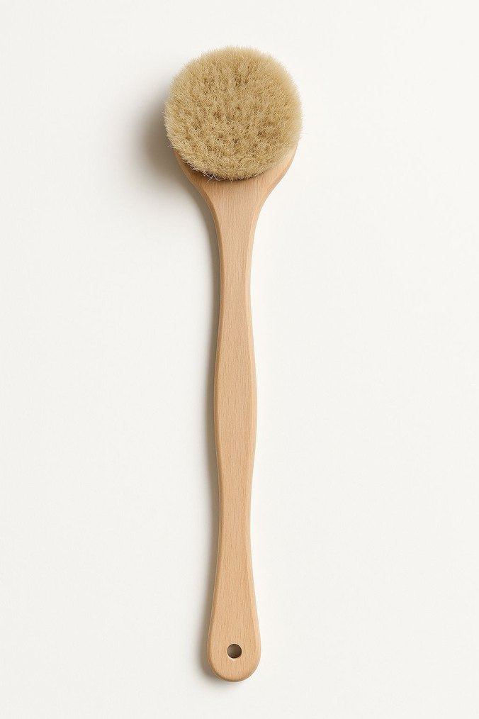 %100 doğal atkılı duş fırçasi 40cm - Görsel 2