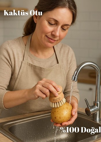 %100 doğal mutfak fırçaları - Görsel 3