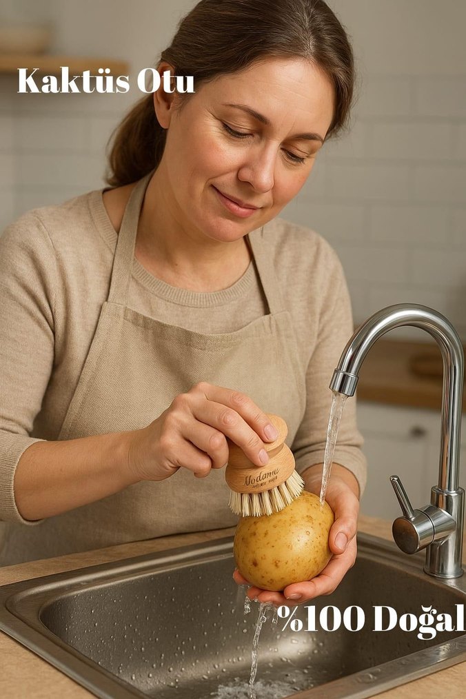 %100 doğal mutfak fırçaları - Görsel 3
