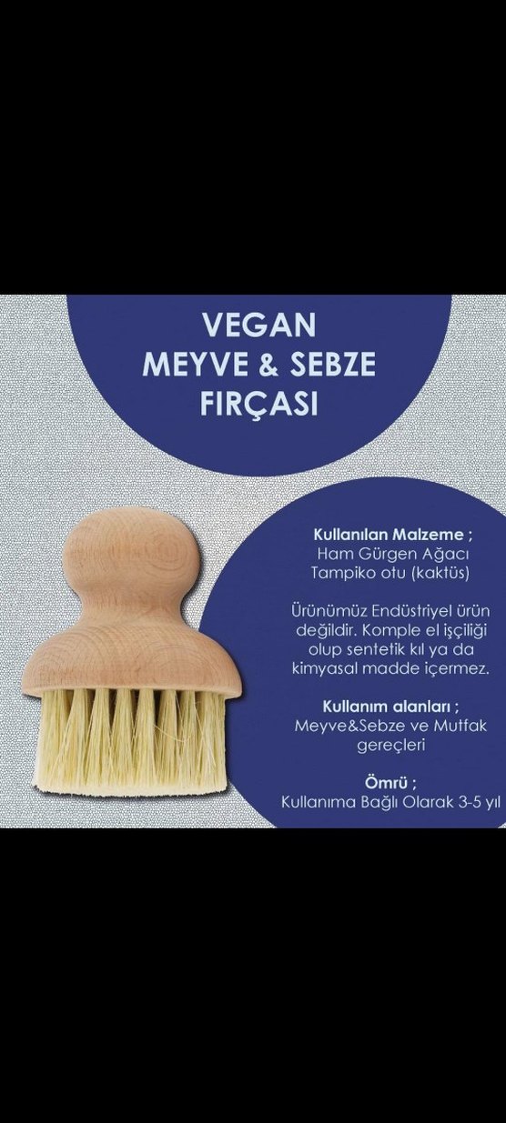 %100 doğal mutfak fırçaları - Görsel 5