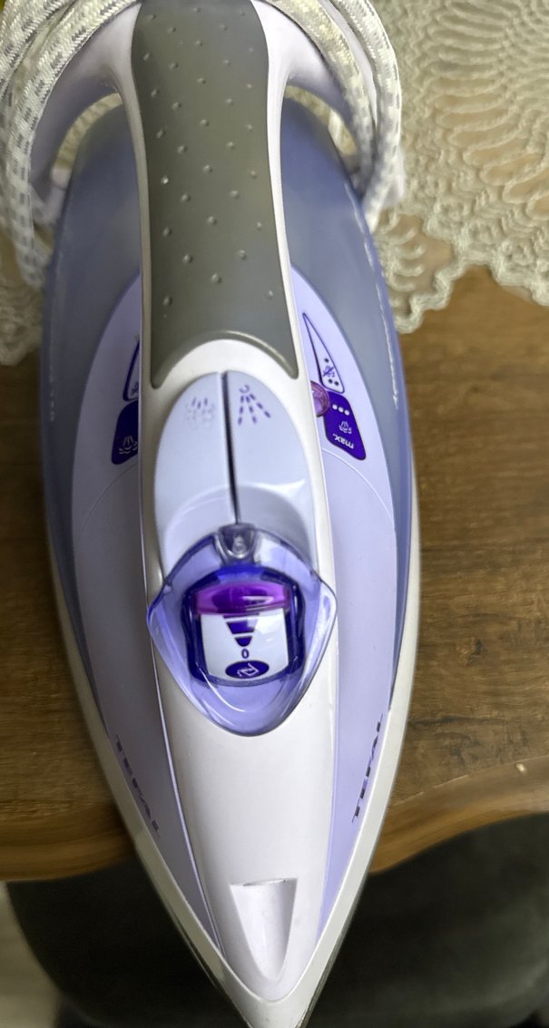 Tefal T150 Buharlı Ütü Gri  lila Beyaz - Görsel 3