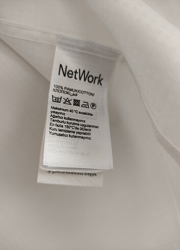 m Beden beyaz Renk NetWork Beyaz Erkek Gömlek