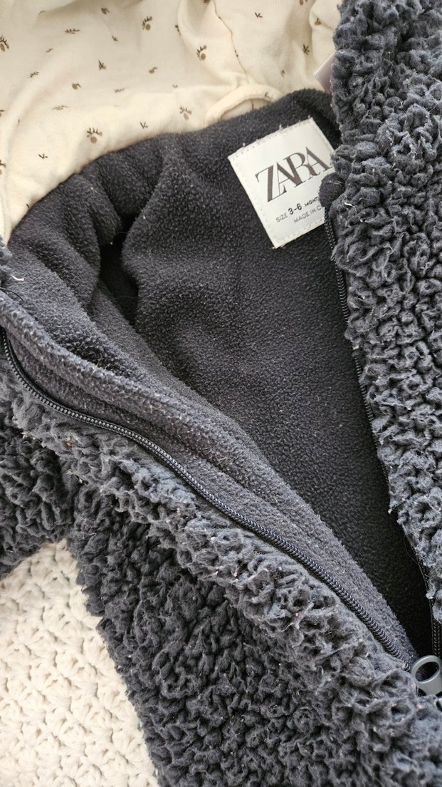 Zara Kürklü Bebek Tulumu - Görsel 5