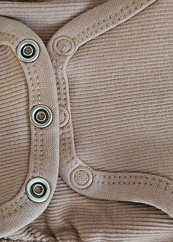 Bebek Kız Body Pastel Bej - Görsel 5