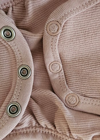 Bebek Kız Body Pastel Bej - Görsel 4