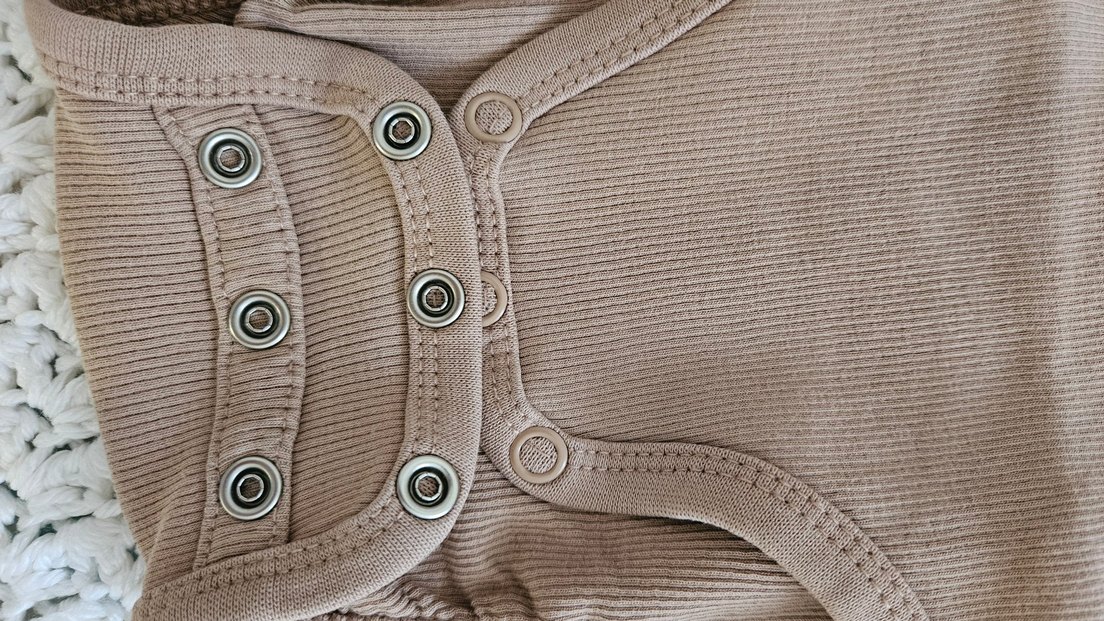 Bebek Kız Body Pastel Bej - Görsel 5