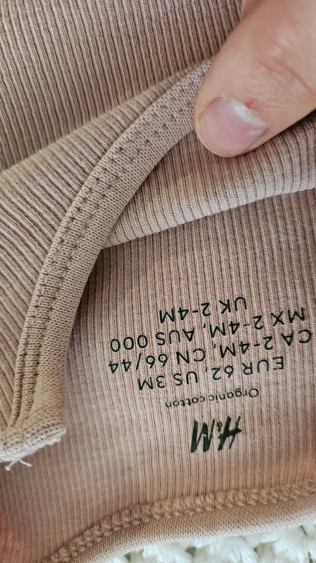 Bebek Kız Body Pastel Bej - Görsel 3