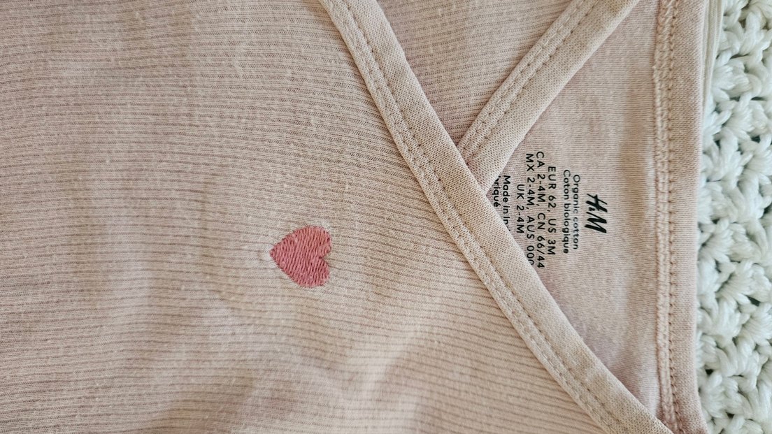 Uzun Kollu, Düğmeli Bebek Kız Body - Görsel 4