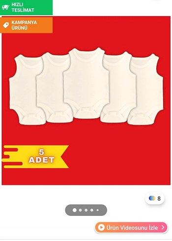 Diğer Beyaz Desensiz Çocuk Atlet Seti