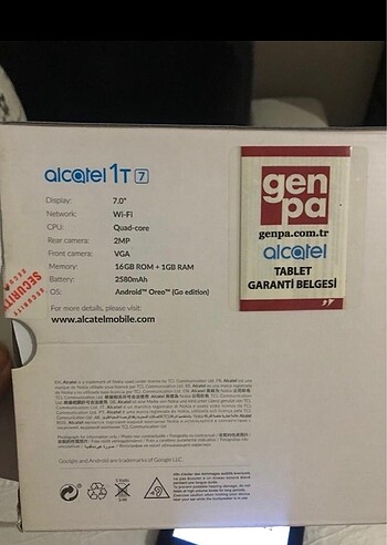 Alcatel TABLET