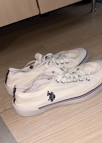 U.S Polo Assn. Beyaz Bagcikli Sneaker