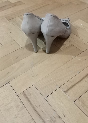 36 Beden Bej Modern Klasik Yazlık Stiletto Kadın Ayakkabı