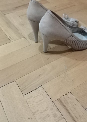 36 Beden ten rengi Renk Bej Modern Klasik Yazlık Stiletto Kadın Ayakkabı
