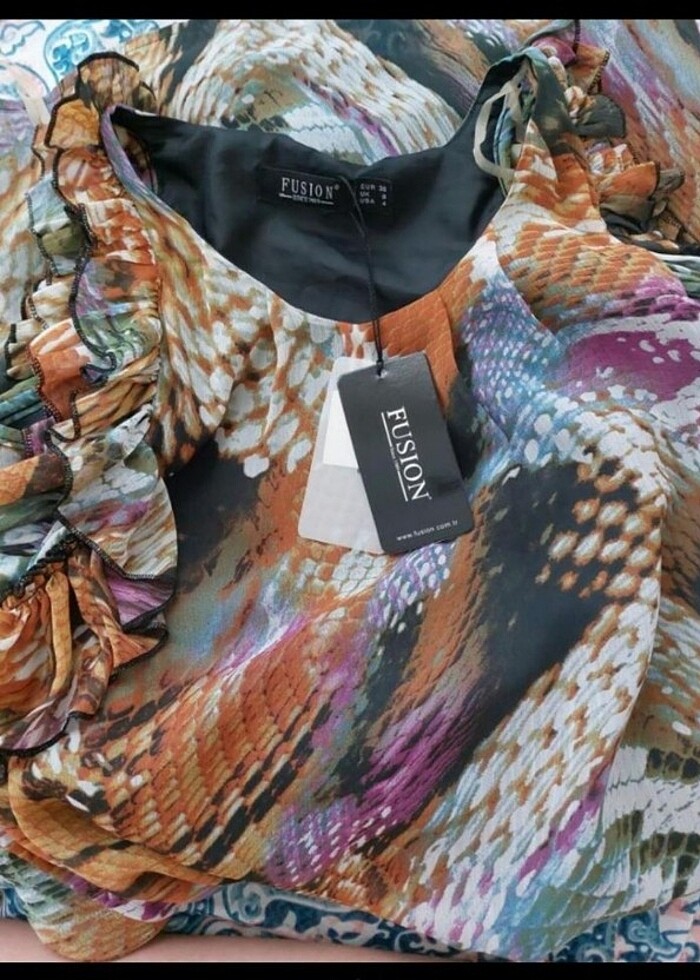 Fusion Yazlık Ofis Elbise 36 - Görsel 5