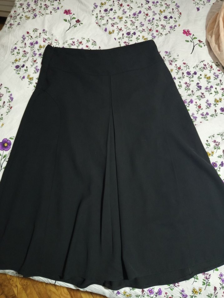 Kadın Siyah Uzun Pilili Etek - Görsel 2