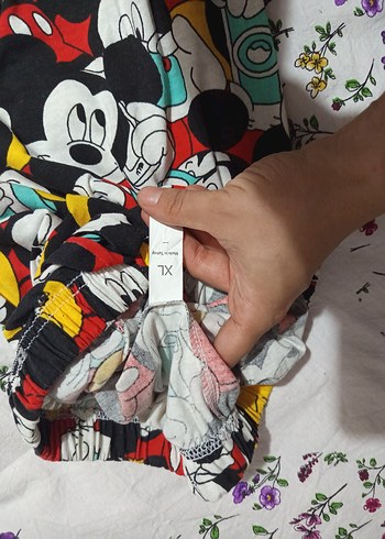 xl Beden çeşitli Renk Renkli Baskılı pijama altı