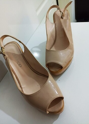 Dolgu topuk ayakkabı  - Görsel 6