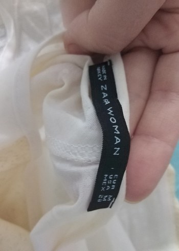 Dantel Detaylı Zara Tişört - Görsel 3