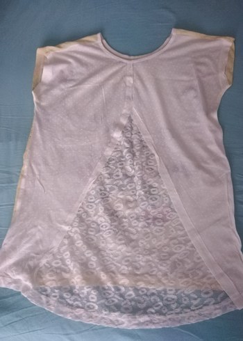 Dantel Detaylı Zara Tişört - Görsel 2