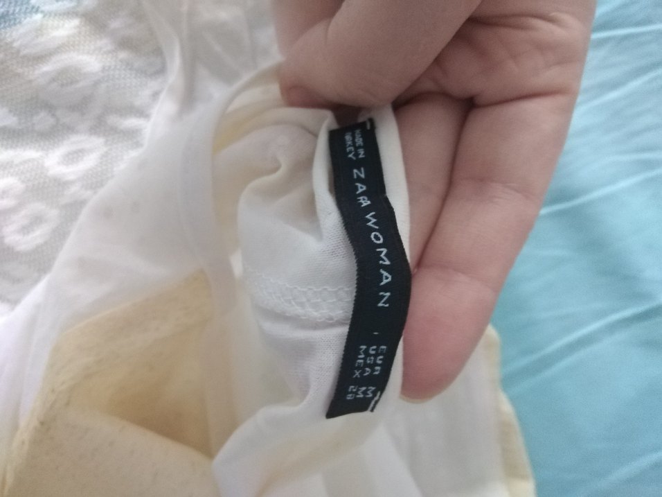 Dantel Detaylı Zara Tişört - Görsel 3