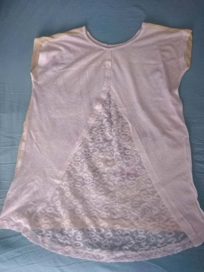 Dantel Detaylı Zara Tişört - Görsel 2