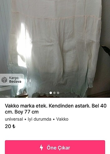 Resimlerdeki 5 adet ürün 80 tl