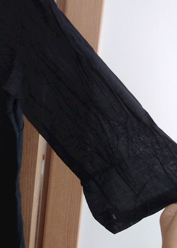 Siyah plaj, havuz kıyafeti. Yırtmaçlı - Görsel 5