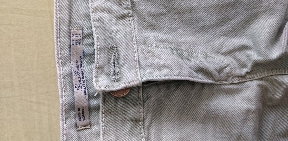 Zara marka, s beden, Mini Kot Şort rengi çok hoş bir yeşil tonu - Görsel 3