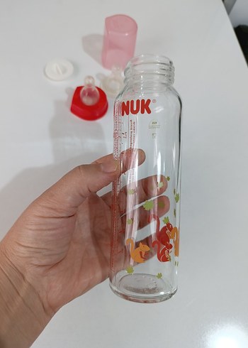 Nuk 250 ml Cam Biberon - Görsel 4
