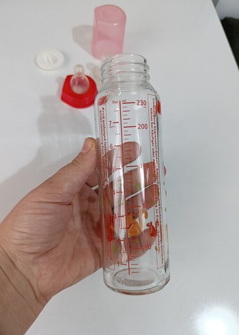 Nuk 250 ml Cam Biberon - Görsel 5