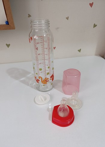 Nuk 250 ml Cam Biberon - Görsel 3