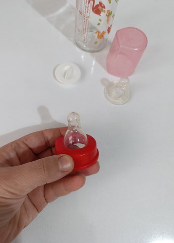 Nuk 250 ml Cam Biberon - Görsel 6