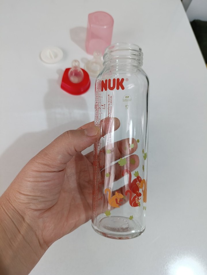 Nuk 250 ml Cam Biberon - Görsel 4