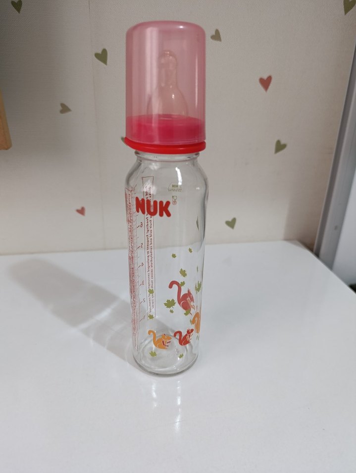 Nuk 250 ml Cam Biberon - Görsel 2