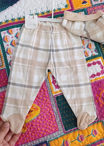 Ekoseli Bebek Erkek 4'lü Pamuklu Takım - Görsel 7