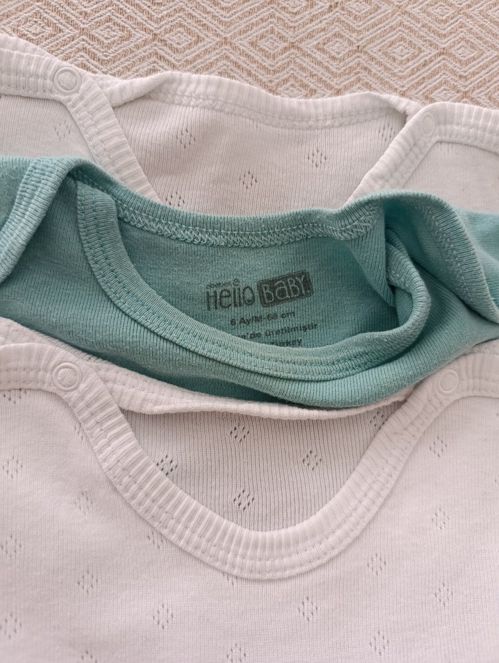 3 adet yarım kollu zıbın - Görsel 5