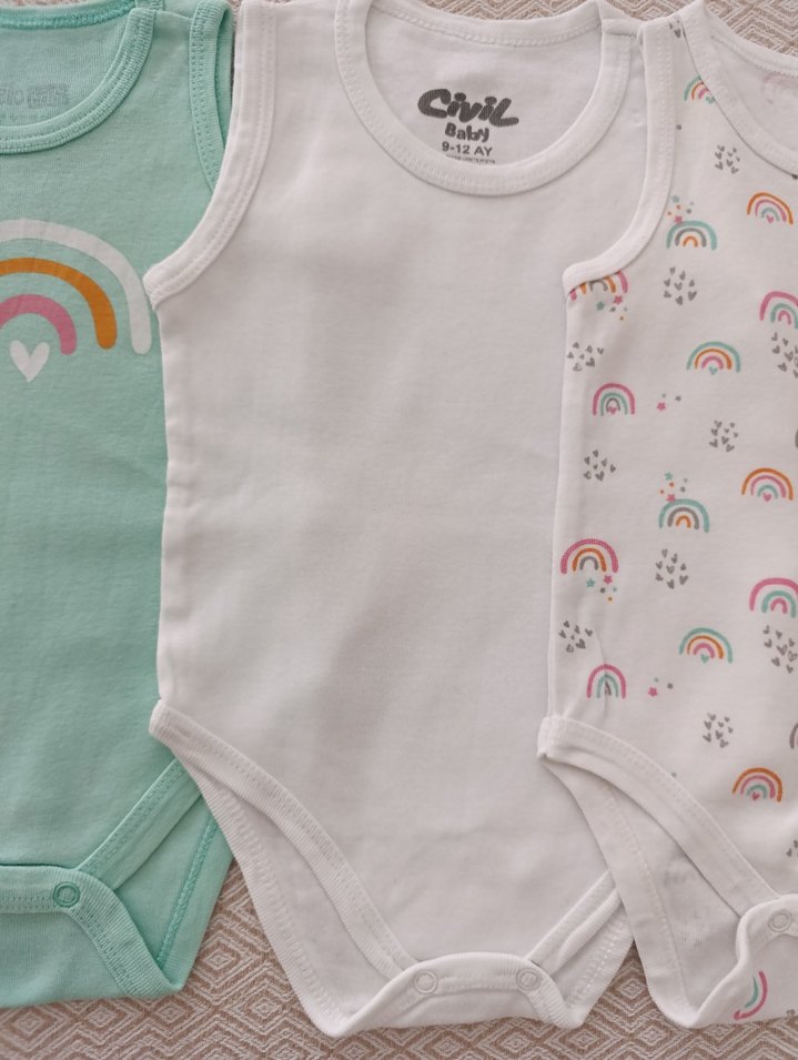 Üç adet zıbın kolsuz - Görsel 3