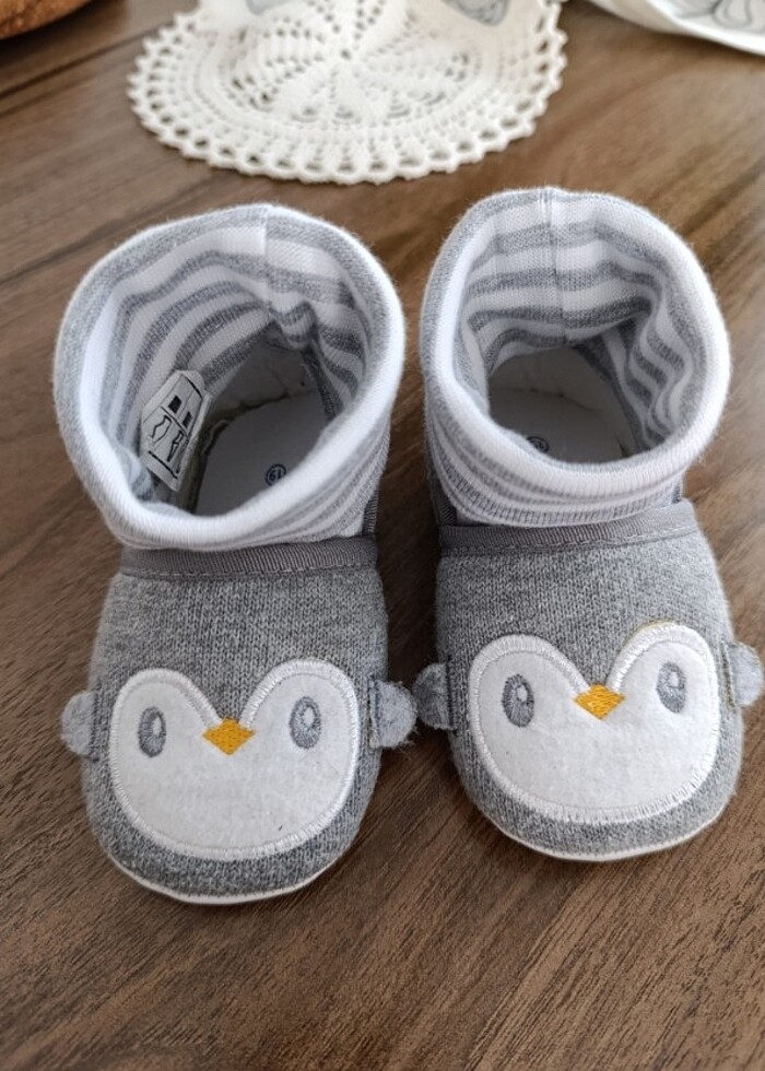 Çoraplı bebek ayakkabısı - Görsel 2