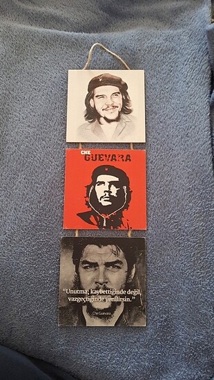 CHE GUEVARA TAHTA DUVAR TABLOSU