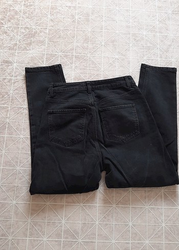 26 Beden Siyah Kadın Regular Fit Denim Jean