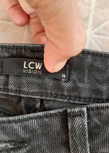 LC Waikiki Siyah Kadın Regular Fit Denim Jean