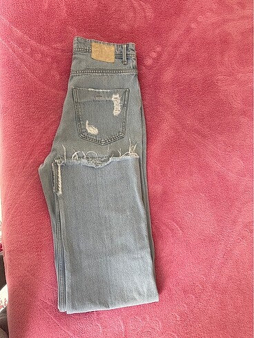 Zara yüksek bel jean
