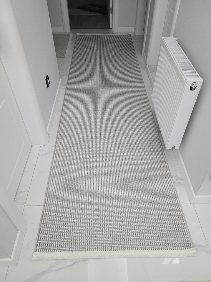 Gri Modern Bukle hali - Görsel 2