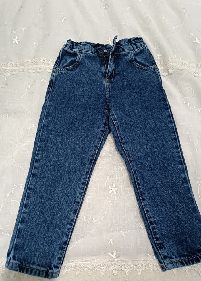 Kız çocuk kot pantolon - Görsel 3