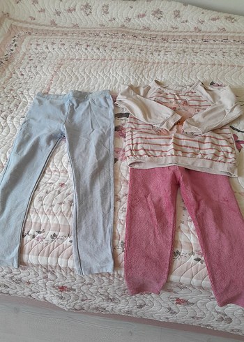 LC Waikiki Kızlar için Örme Pembe Rahat Eşofman Altı