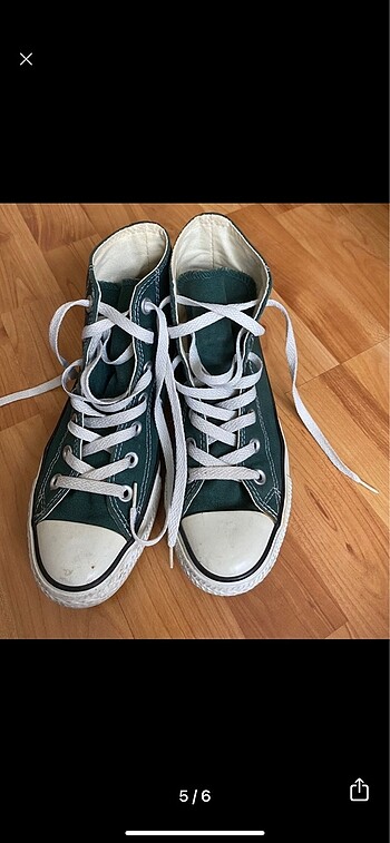 36 Beden yeşil Renk Converse