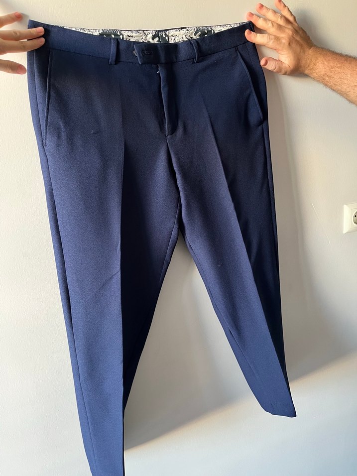 Mavi Düğmeli Erkek Takım Ceketi - Görsel 5